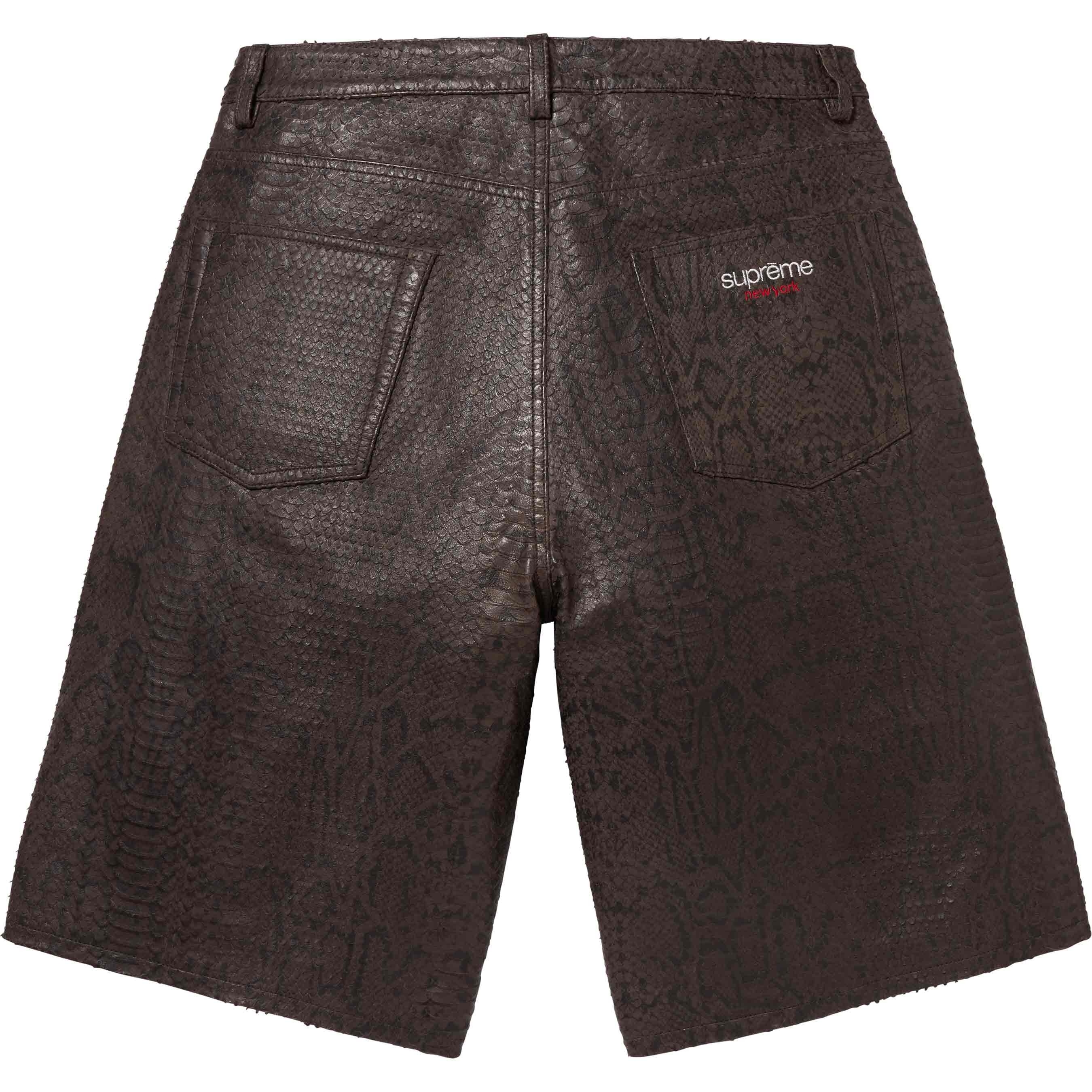 Baggy Leather Short view 4